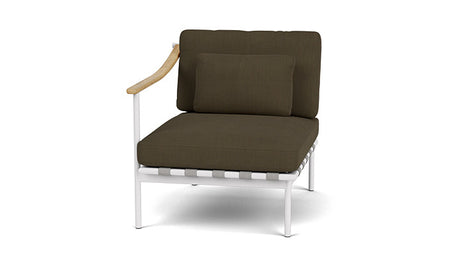 Around Lounge Single Module with Teak Arm