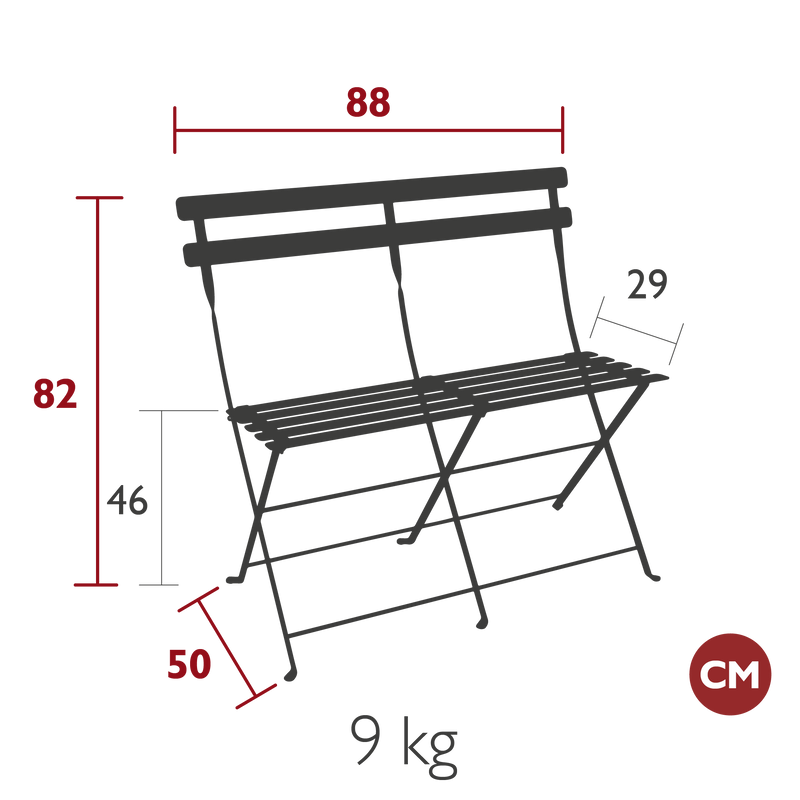 2-Seater Bistro Bench