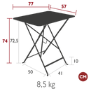 Bistro Rectangular Table