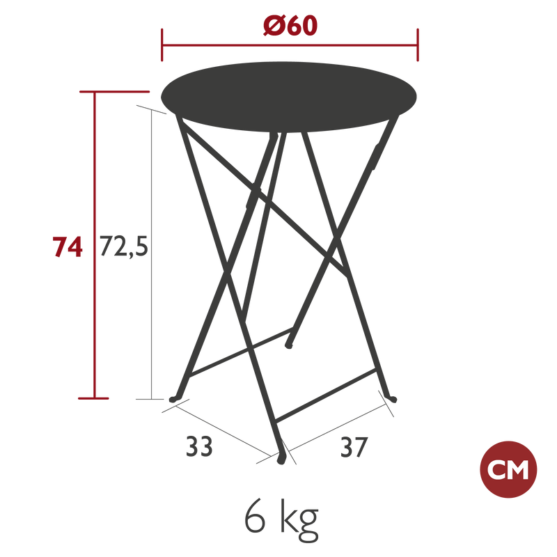 Bistro Round Table