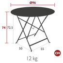 Bistro Round Table