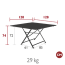 Cargo Square Table