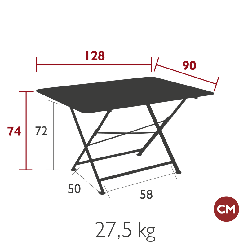 Cargo Rectangular Table