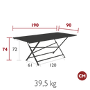 Cargo Rectangular Table