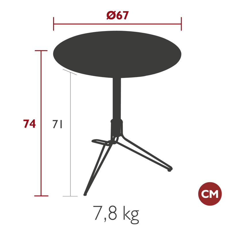 Flower Pedestal Table