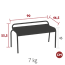 Luxembourg Compact Bench