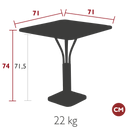 Luxembourg Pedestal Table