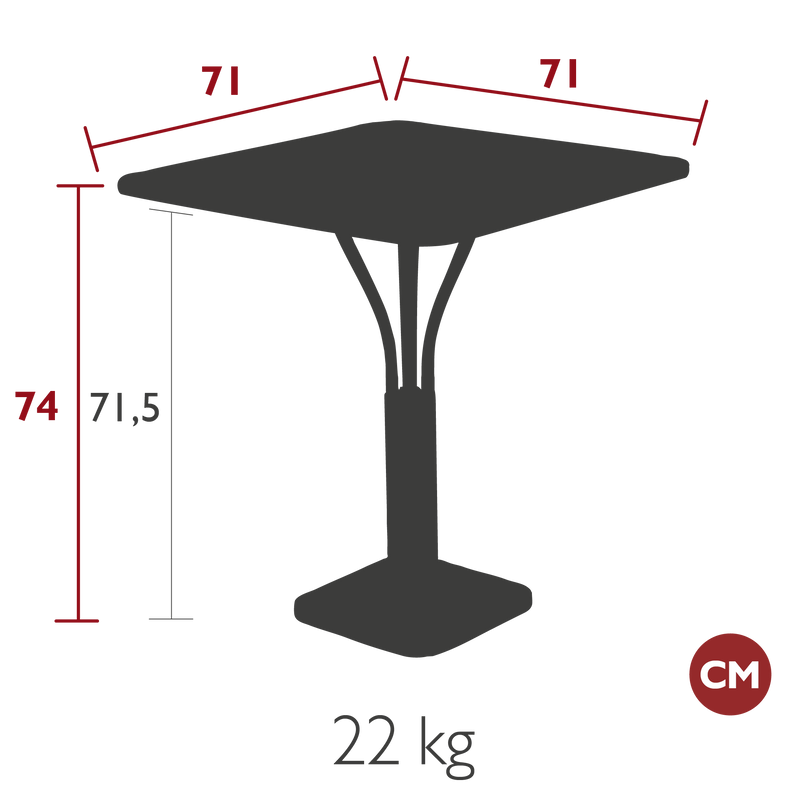 Luxembourg Pedestal Table