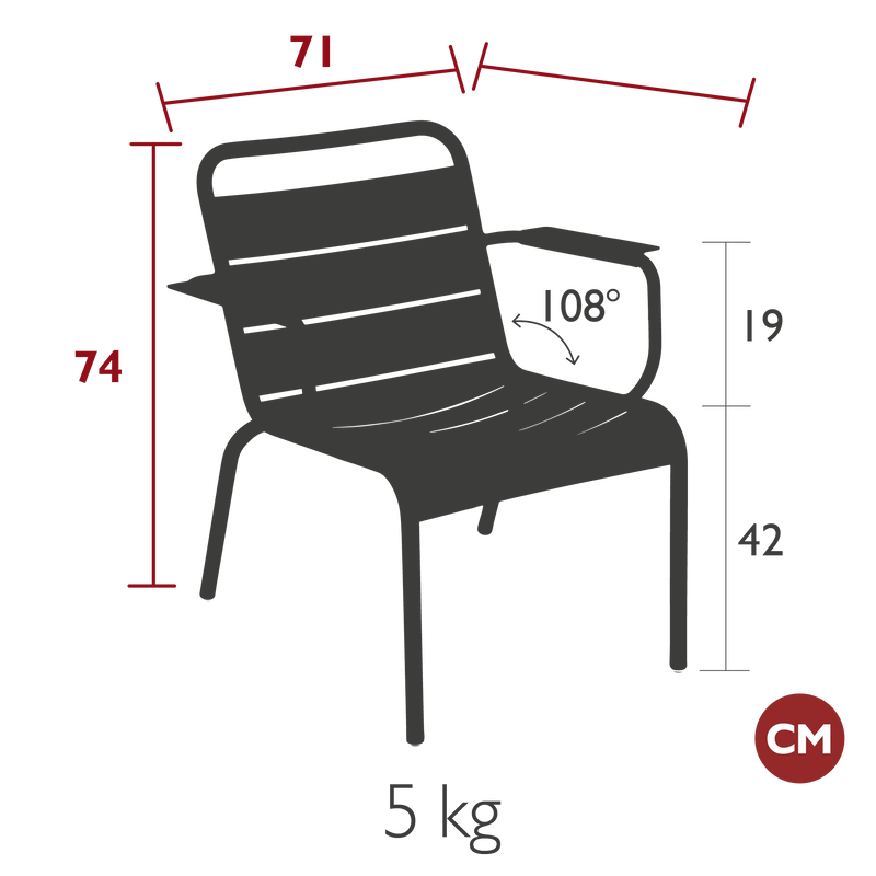 Luxembourg Lounge Armchair