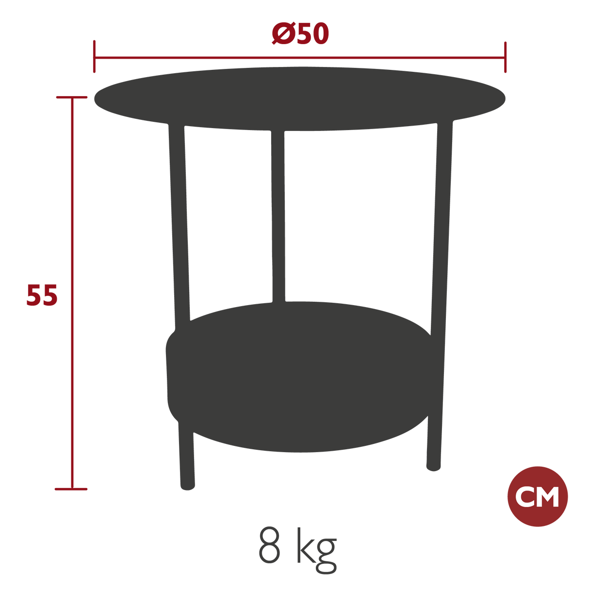 Salsa Pedestal Table