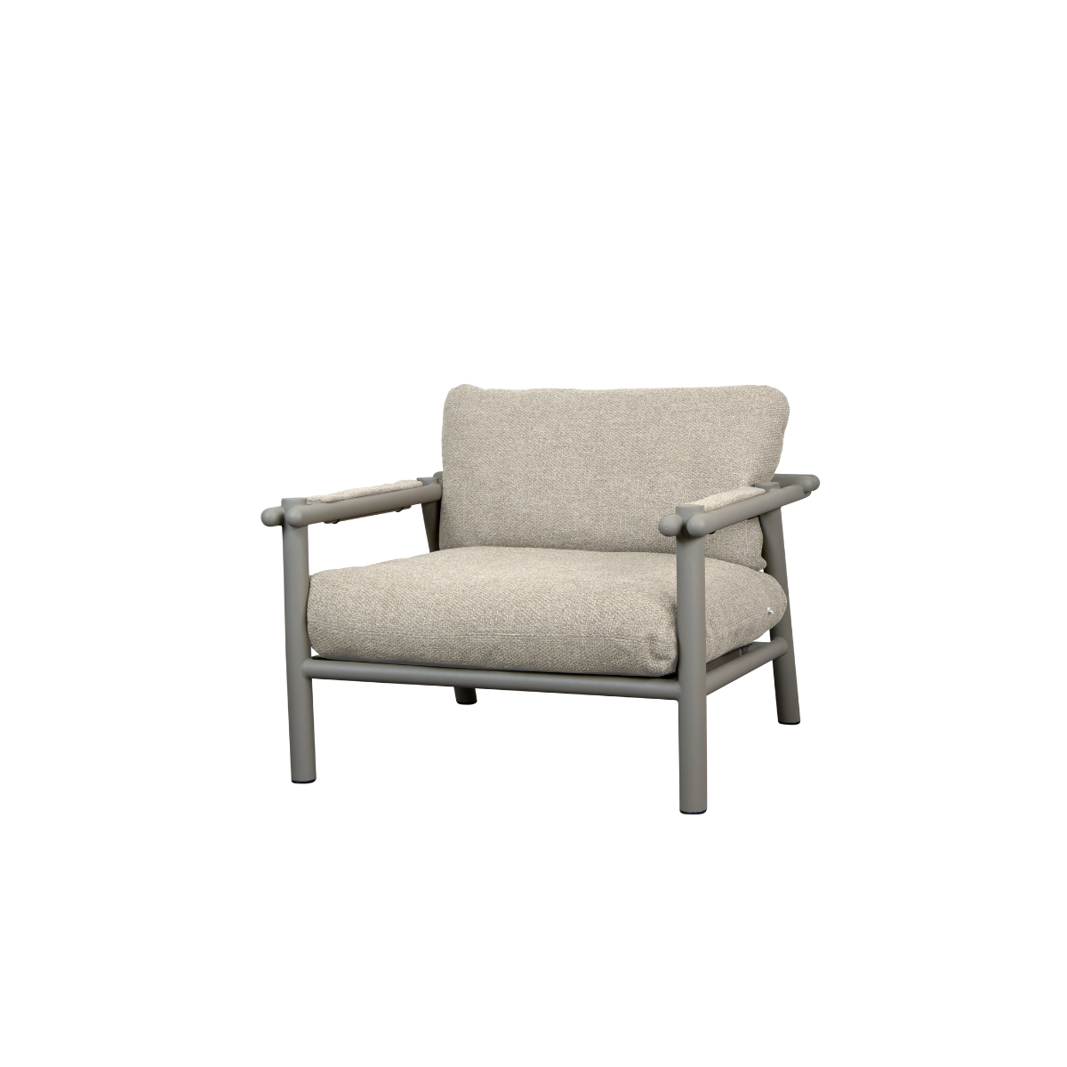 Cane-line Sticks Lounge Chair in desert sand