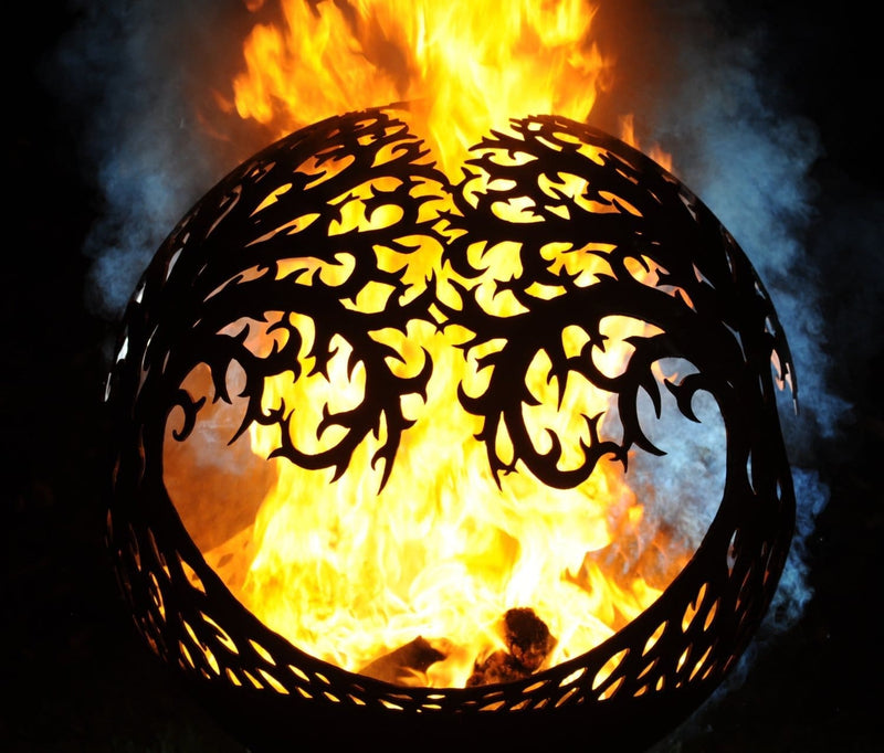 Tree of Life Sphere Firepit