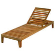 Capri Teak Lounger Base - Cedar Nursery - Plants and Outdoor Living