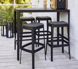 Cut Bar Stool High, Stackable - Cedar Nursery - Plants and Outdoor Living