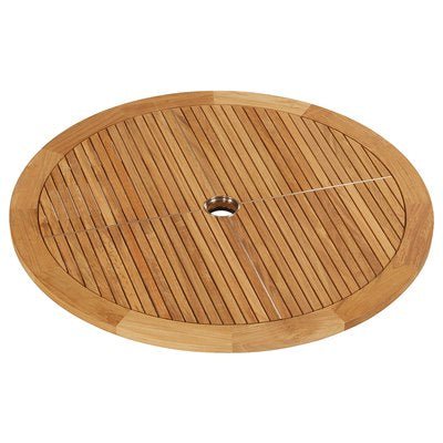 Equinox Teak Lazy Susan - Cedar Nursery - Plants and Outdoor Living