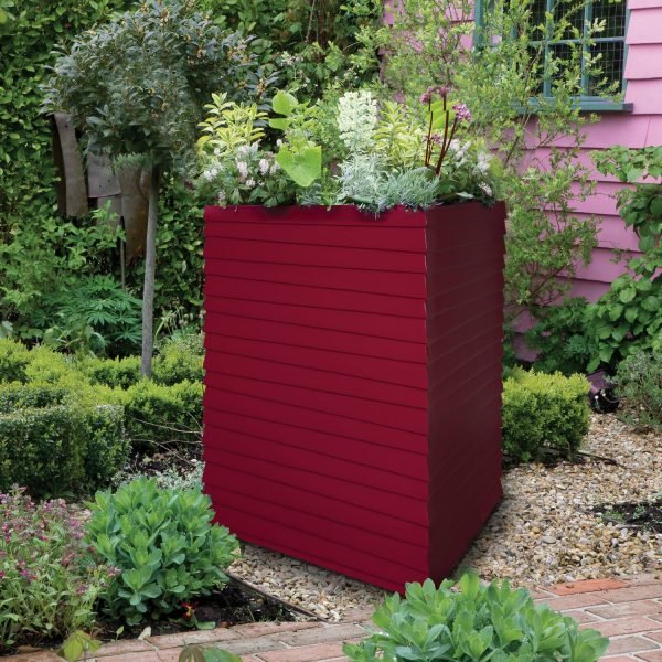 Fibreglass Layer Tall Planter - Cedar Nursery - Plants and Outdoor Living