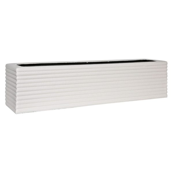 Fibreglass Ribbed Trough Planter - Cedar Nursery - Plants and Outdoor Living