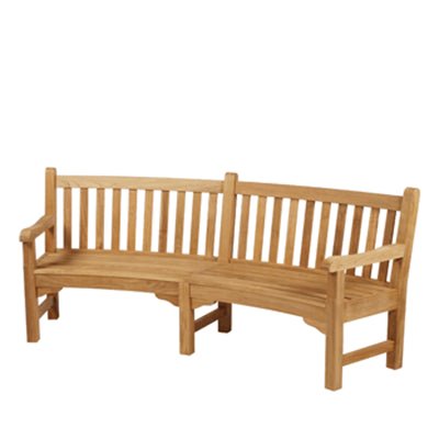 Glenham Teak Radius Curved Seat - Cedar Nursery - Plants and Outdoor Living