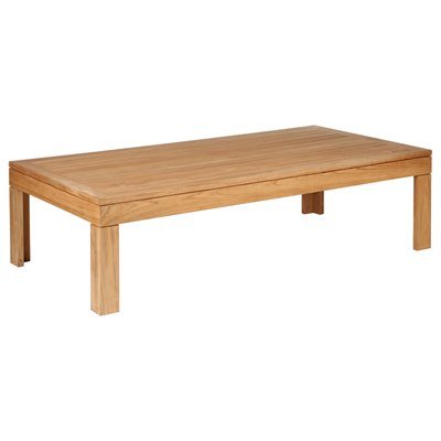 Linear Rectangular Teak Low Table - Cedar Nursery - Plants and Outdoor Living