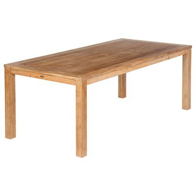 Linear Teak Rectangular Dining Table - Cedar Nursery - Plants and Outdoor Living