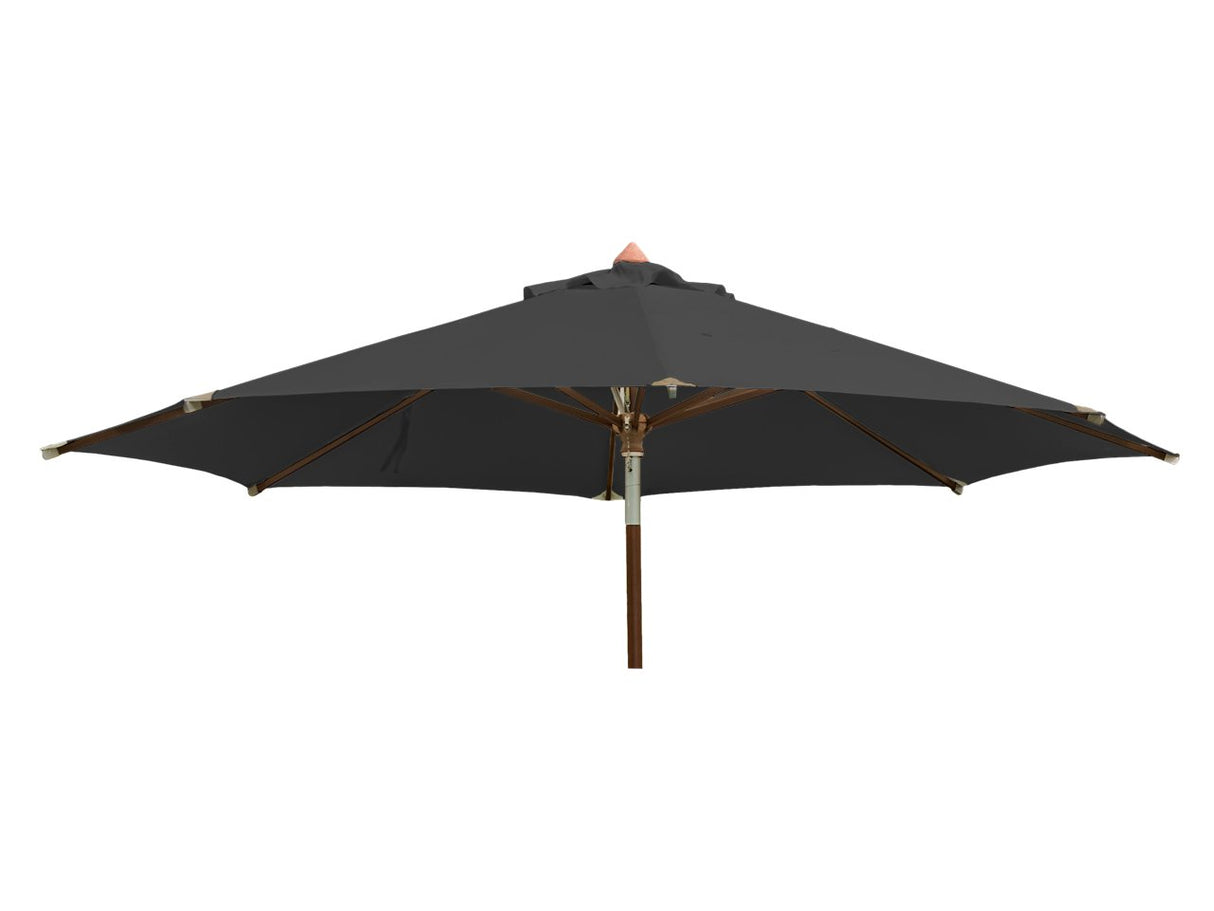 Luxury Hardwood Parasol Round - Cedar Nursery - Plants and Outdoor Living