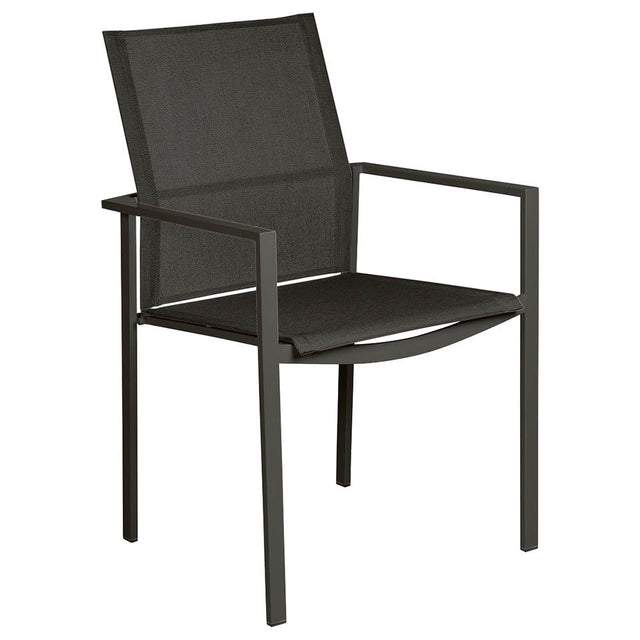 Mercury Powder-Coated Dining Armchair - Cedar Nursery - Plants and Outdoor Living