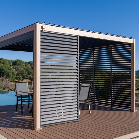 Pergola Fixed Louver Wall - Cedar Nursery - Plants and Outdoor Living