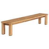 Rustic Teak Titan Bench - Cedar Nursery - Plants and Outdoor Living