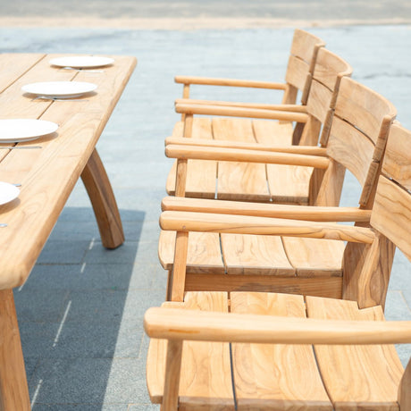 Sorrento Teak Table - Cedar Nursery - Plants and Outdoor Living