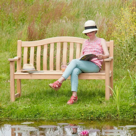 Turnberry Roble Bench - Cedar Nursery - Plants and Outdoor Living